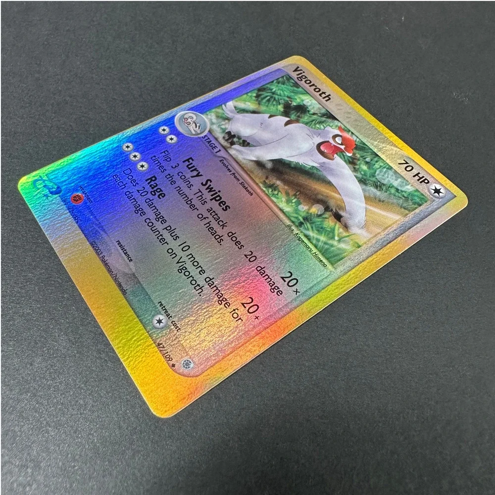 Pokemon TCG Vigoroth EX Ruby and Sapphire 47/109 Uncommon Reverse Holo NM